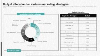 Digital Advertising To Increase Budget Allocation For Various Marketing Strategies
