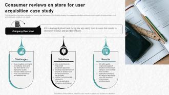Digital Advertising To Increase Consumer Reviews On Store For User Acquisition Case Study