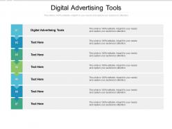 Digital advertising tools ppt powerpoint presentation gallery grid cpb