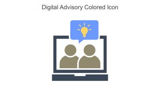 Digital Advisory Colored Icon In Powerpoint Pptx Png And Editable Eps Format