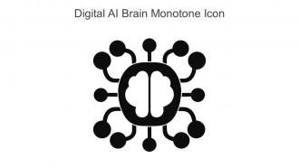 Digital Ai Brain Monotone Icon In Powerpoint Pptx Png And Editable Eps Format