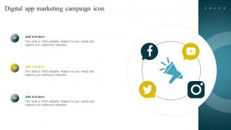 Digital App Marketing Campaign Icon