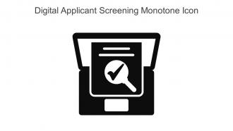 Digital Applicant Screening Monotone Icon In Powerpoint Pptx Png And Editable Eps Format