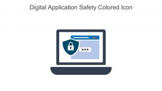Digital Application Safety Colored Icon In Powerpoint Pptx Png And Editable Eps Format