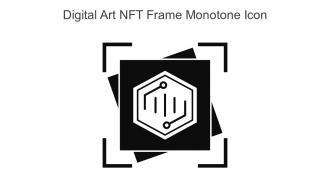 Digital Art NFT Frame Monotone Icon In Powerpoint Pptx Png And Editable Eps Format