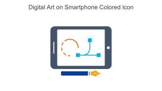 Digital Art On Smartphone Colored Icon In Powerpoint Pptx Png And Editable Eps Format