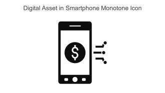 Digital Asset In Smartphone Monotone Icon In Powerpoint Pptx Png And Editable Eps Format