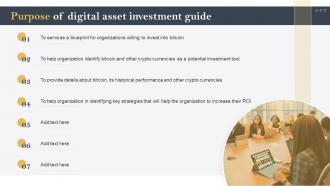 Digital Asset Investment Guide Powerpoint Presentation Slides