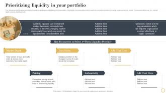 Digital Asset Investment Guide Prioritizing Liquidity In Your Portfolio