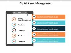 Digital asset management ppt powerpoint presentation outline brochure cpb