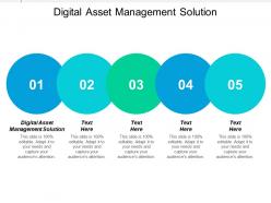 Digital asset management solution ppt powerpoint presentation icon good cpb