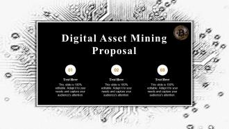 Digital Asset Mining Proposal Ppt Infographic Template Background Designs