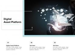 Digital asset platform ppt powerpoint presentation slides guidelines cpb