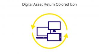 Digital Asset Return Colored Icon In Powerpoint Pptx Png And Editable Eps Format