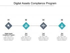 Digital assets compliance program ppt powerpoint presentation layouts ideas cpb