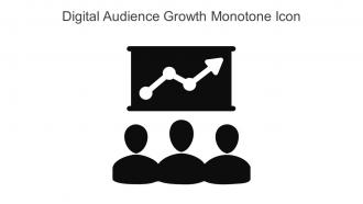 Digital Audience Growth Monotone Icon In Powerpoint Pptx Png And Editable Eps Format