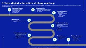 Digital Automation Roadmap Powerpoint Ppt Template Bundles Good Content Ready