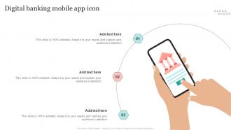 Digital Banking Mobile App Icon