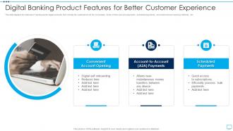 Digital Banking Product Features For Better Customer Experience