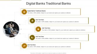 Digital Banks Traditional Banks In Powerpoint And Google Slides Cpb