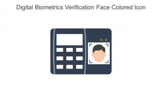 Digital Biometrics Verification Face Colored Icon In Powerpoint Pptx Png And Editable Eps Format