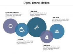 Digital brand metrics ppt powerpoint presentation summary sample cpb