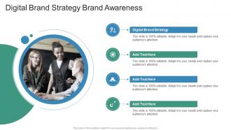 Digital Brand Strategy Brand Awareness In Powerpoint And Google Slides Cpb