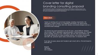 Digital Branding Consulting Proposal Powerpoint Presentation Slides Impressive Designed