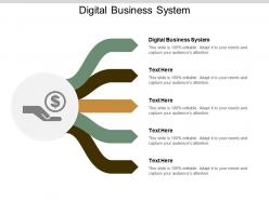 Digital business system ppt powerpoint presentation gallery tips cpb