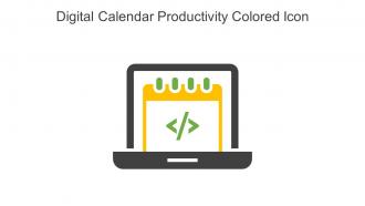 Digital Calendar Productivity Colored Icon In Powerpoint Pptx Png And Editable Eps Format