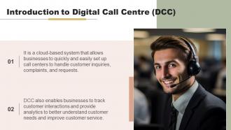 Digital Call Centre Powerpoint Presentation And Google Slides ICP Interactive Downloadable