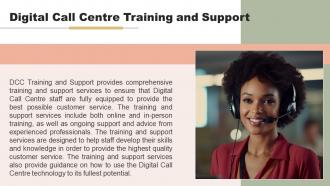 Digital Call Centre Powerpoint Presentation And Google Slides ICP Attractive Downloadable