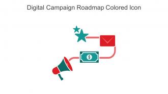 Digital Campaign Roadmap Colored Icon In Powerpoint Pptx Png And Editable Eps Format