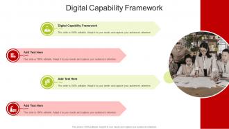 Digital Capability Framework In Powerpoint And Google Slides Cpb