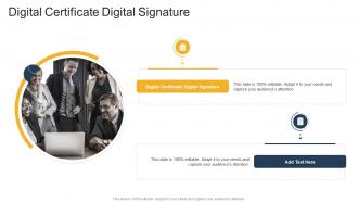 Digital Certificate Digital Signature In Powerpoint And Google Slides Cpb