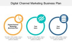 Digital channel marketing business plan ppt powerpoint presentation gallery design inspiration cpb