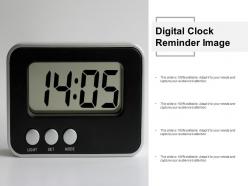 Digital clock reminder image
