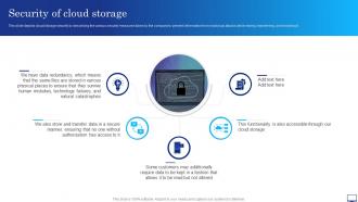 Digital Cloud It Security Of Cloud Storage Ppt Slides Designs Download