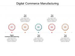 Digital commerce manufacturing ppt powerpoint presentation professional show cpb