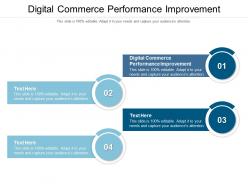 Digital commerce performance improvement ppt powerpoint presentation infographic template graphics download cpb