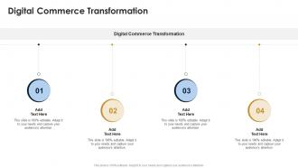 Digital Commerce Transformation In Powerpoint And Google Slides Cpb