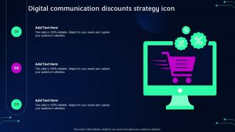 Digital Communication Discounts Strategy Icon