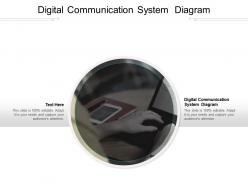 Digital communication system diagram ppt powerpoint presentation outline show cpb