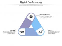 Digital conferencing ppt powerpoint presentation infographics deck cpb
