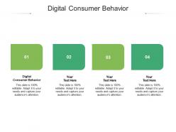 Digital consumer behavior ppt powerpoint presentation professional show cpb