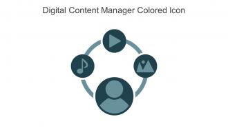 Digital Content Manager Colored Icon In Powerpoint Pptx Png And Editable Eps Format