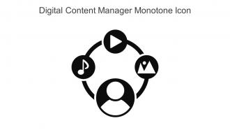 Digital Content Manager Monotone Icon In Powerpoint Pptx Png And Editable Eps Format