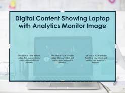 Digital content showing laptop with analytics monitor image