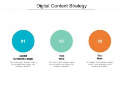 Digital content strategy ppt powerpoint presentation outline master slide cpb