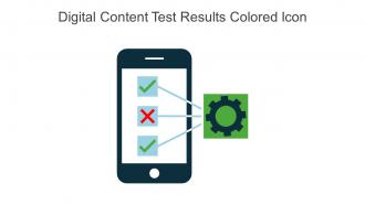 Digital Content Test Results Colored Icon In Powerpoint Pptx Png And Editable Eps Format
